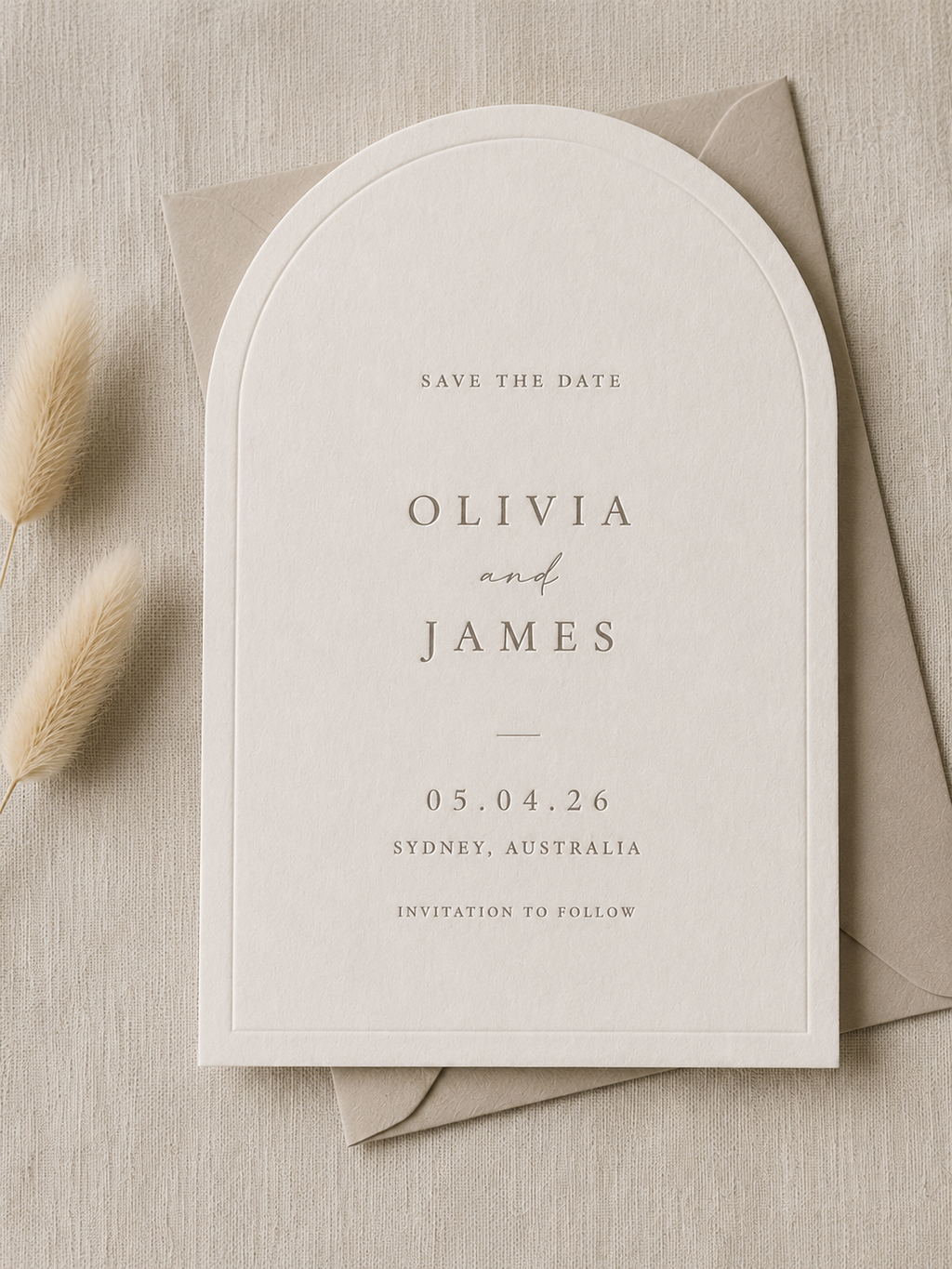 Arch Save the Date