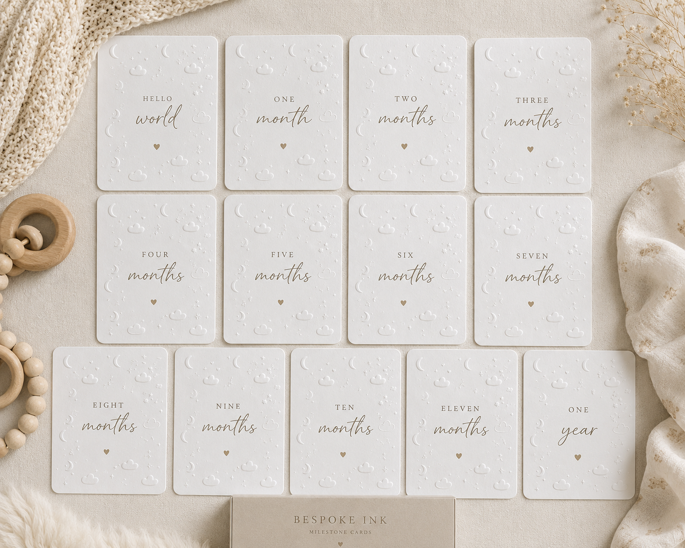 Baby Milestone Cards